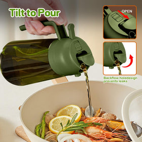 YARRAMATE display of food-grade materials with BPA-free plastic and lead-free glass