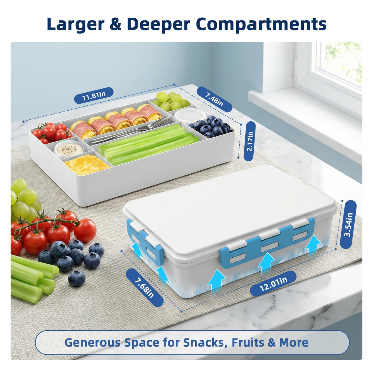 YARUITK insulated bag complements the snackle box for portable cooling on the go.