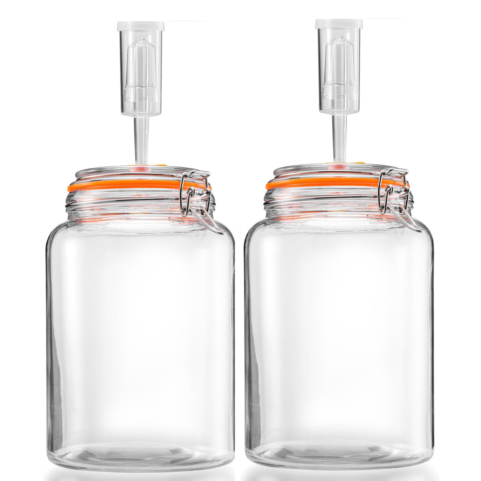 YARWELL 1gal fermentation jar with airlock ready for safe, controlled batches.