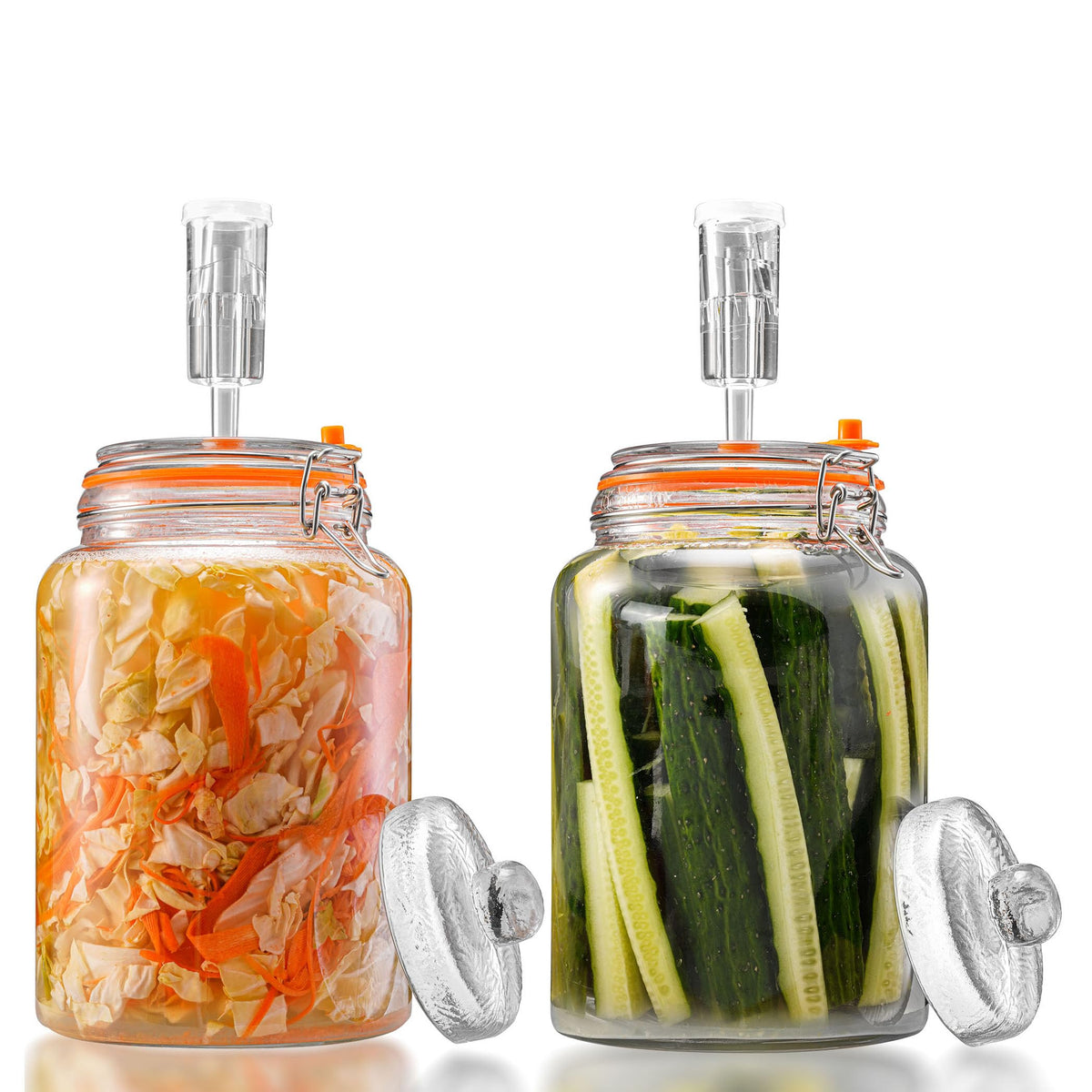 YARWELL easy-clean glass supports sanitation for repeat batches.