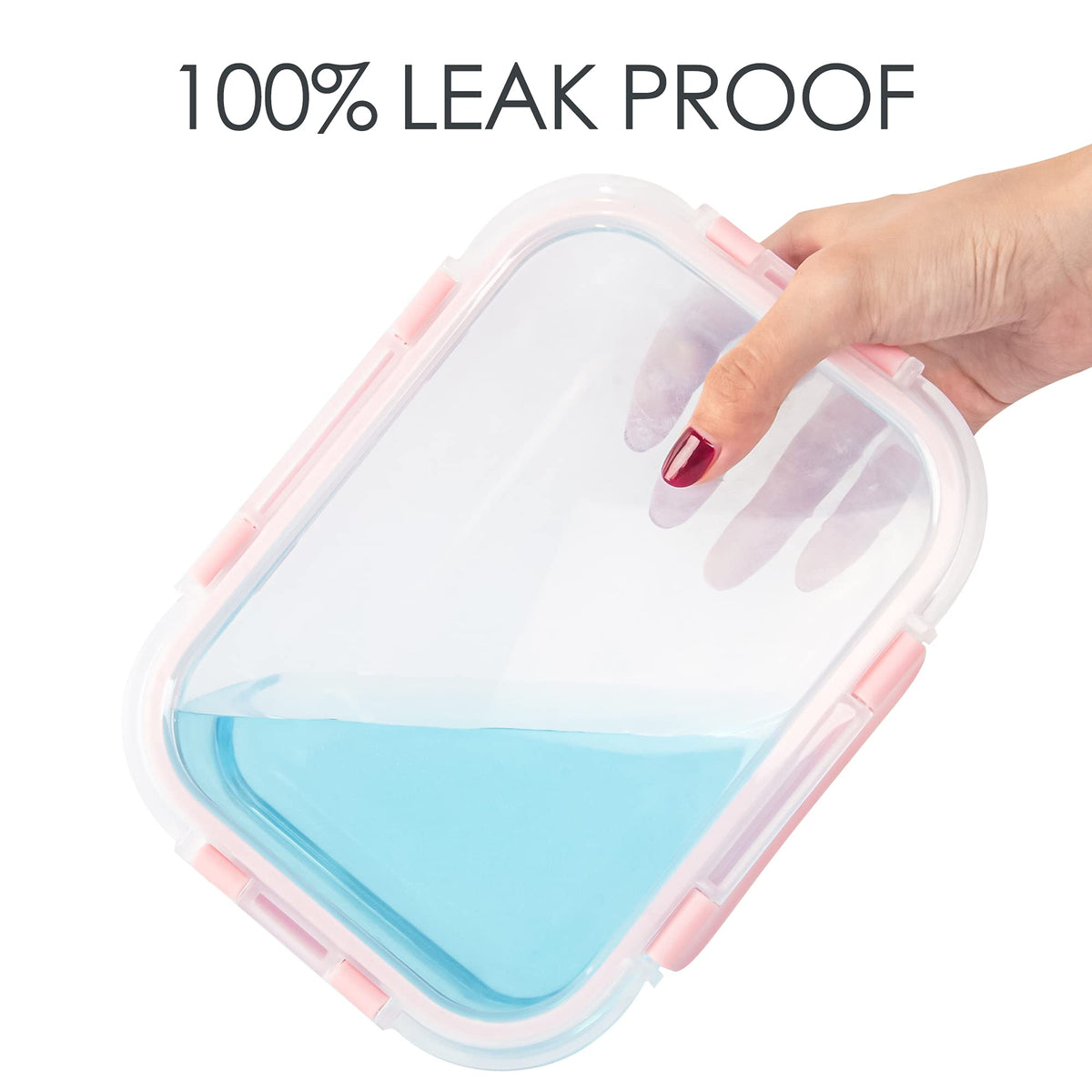 YARYOUNG borosilicate glass with BPA-free lid, safe heating.