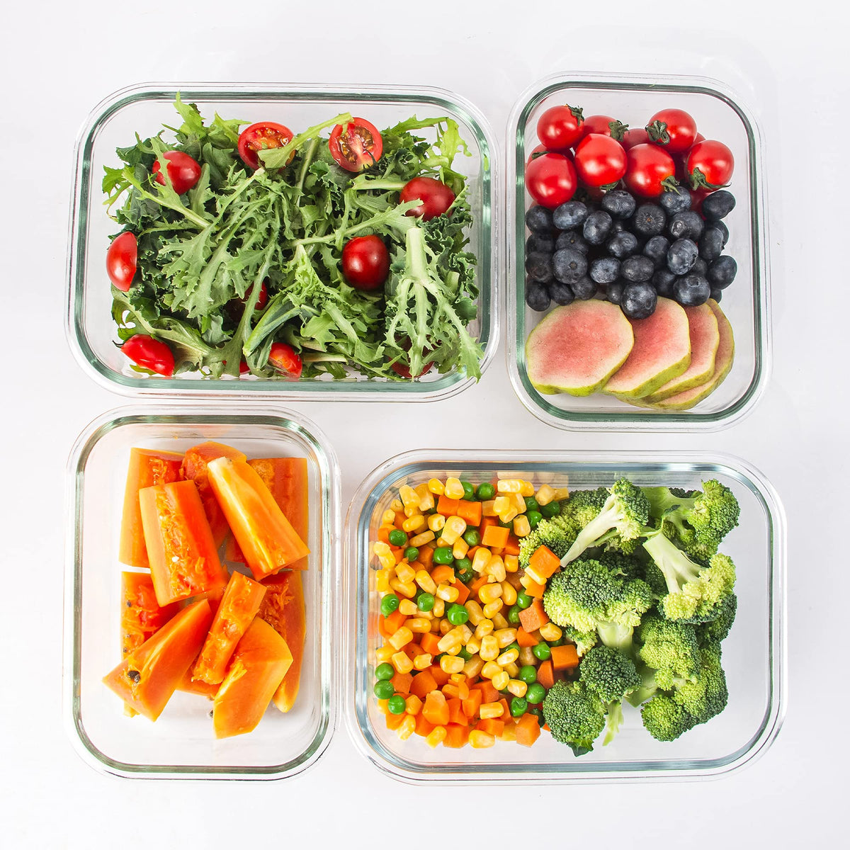 YARYOUNG oven and microwave safe without lids for quick reheats.