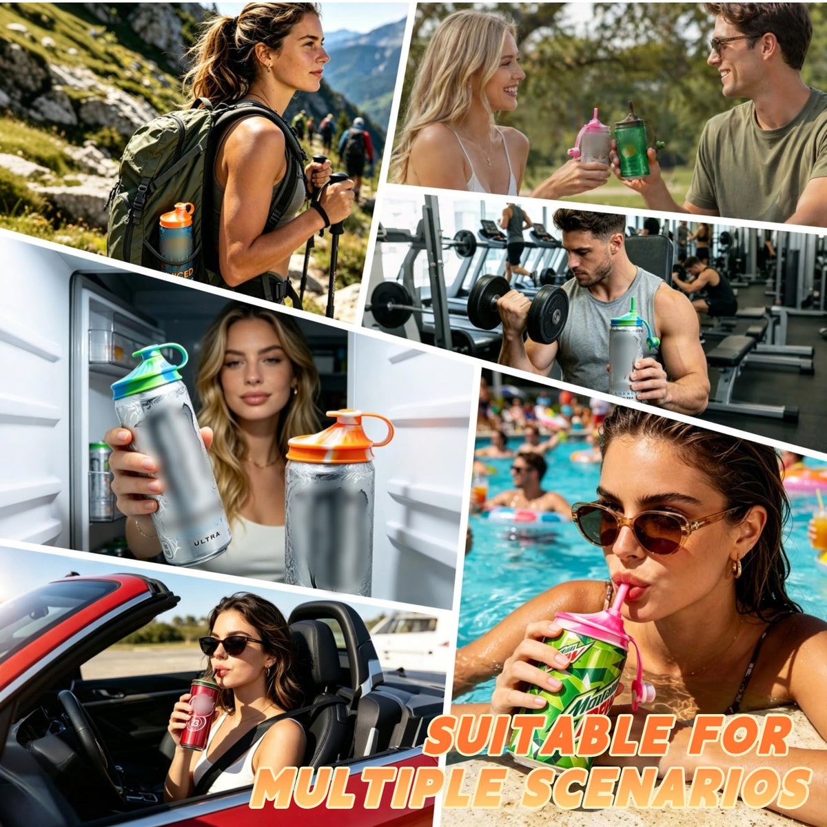 Yathindy leak-proof lid helps minimize spills and maintain carbonation.
