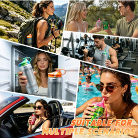 Yathindy leak-proof lid helps minimize spills and maintain carbonation.