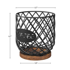 YATINEY coffee pod holder no-assembly setup saves time and effort.