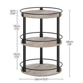 YATINEY dressing-table placement showcases versatile cosmetic storage within arm's reach.