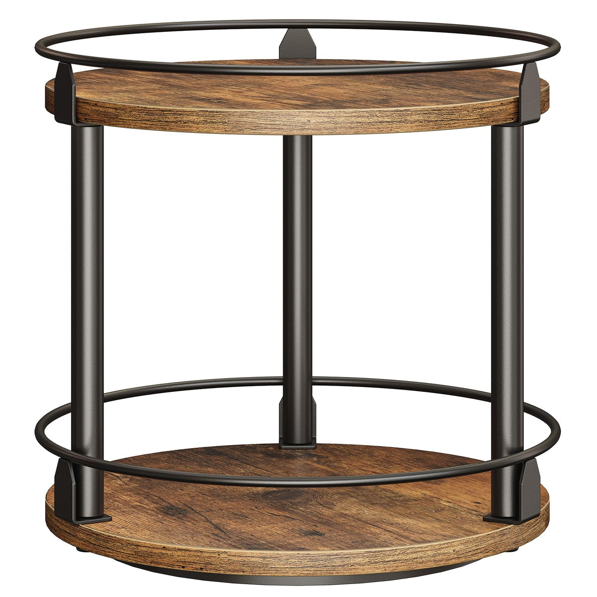 YATINEY Lazy Susan rotating spice rack showing smooth 360-degree access