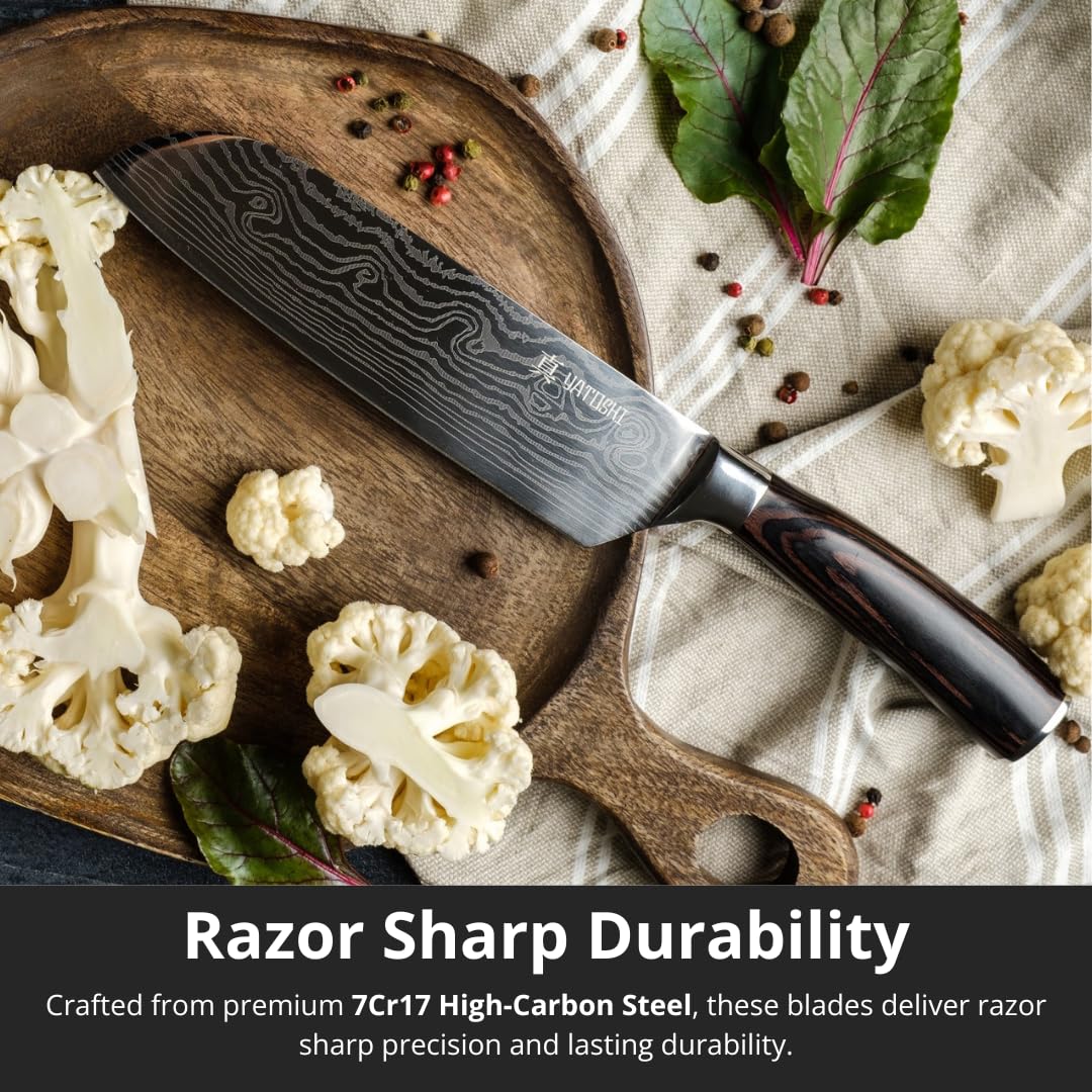 Yatoshi Knives 8-inch Slicing Knife, long, even slices for roasts.