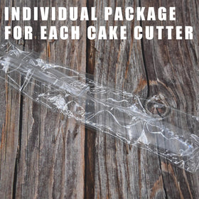 Yaure Joy clear plastic cake server for quick catering