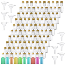 YAYODS 1oz mini bottle with funnels for easy filling at parties.