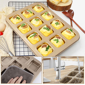 YAYODS 3-pack set demonstrates compact 14in x 10.5in pan.