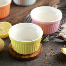 YAZYLIFE bright color ramekins add table appeal
