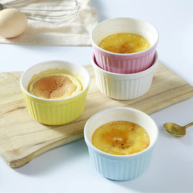 YAZYLIFE porcelain baking bowls withstand oven and microwave