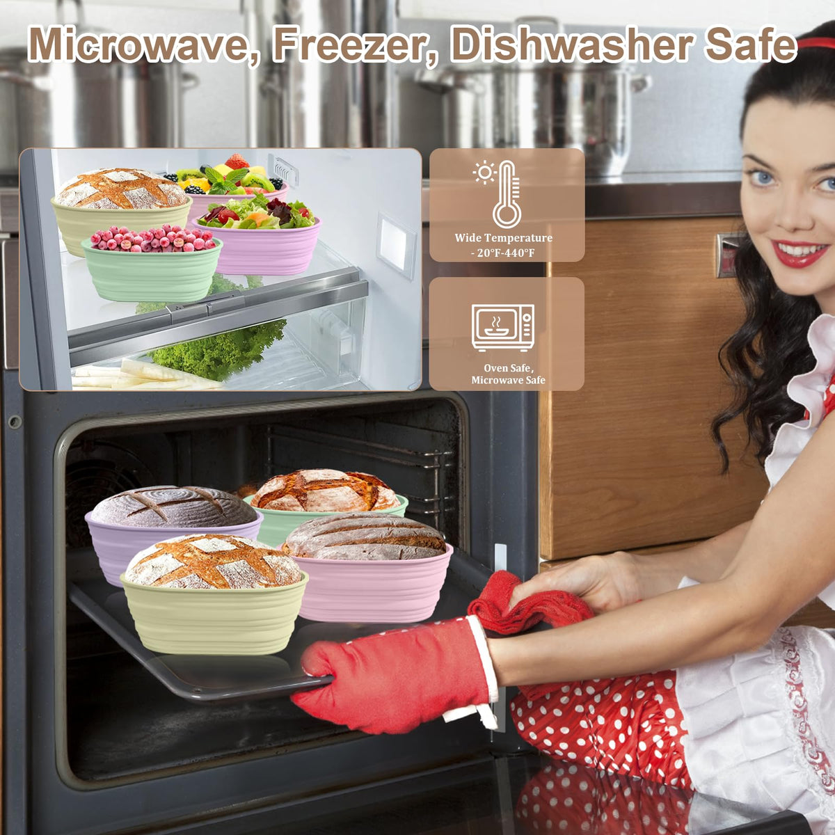 Ycgcp collapsible bread proofing basket saves space in your pantry.