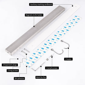 YC Kitchen adhesive and drill hardware included for flexible mounting
