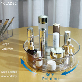 YCLADEC spice rack rotation enables quick pantry reach and decluttered countertops.