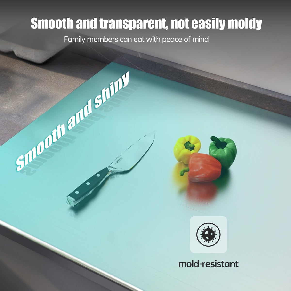 YCWSPEMR durable stainless-steel construction resists warping and odors during daily prep tasks.