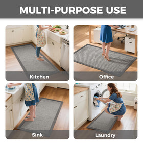 YDKGL versatile mat blends with decor and high-traffic areas.