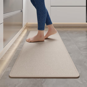 YDKGL anti-slip back kitchen mat keeps you steady on smooth floors.