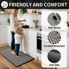YDKGL chenille braided surface provides soft comfort underfoot.