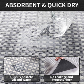 YDKGL mat is easy to clean and maintain in daily kitchen routines.