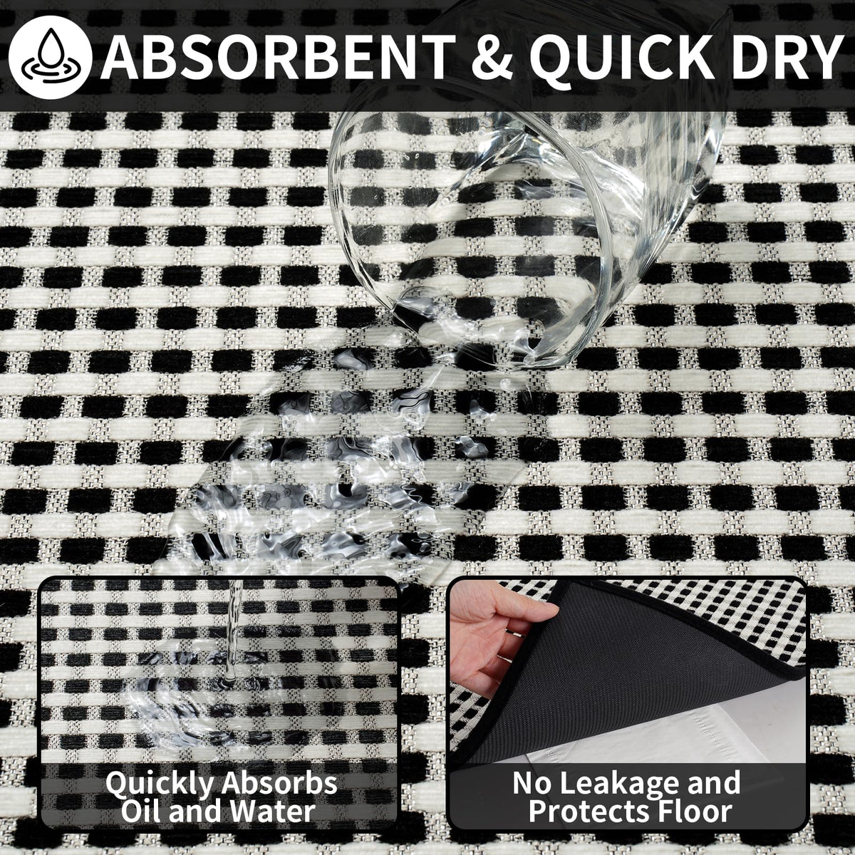 YDKGL mat suited for high-traffic kitchen areas.