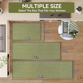YDKGL mat quickly absorbs spills to protect your kitchen floor