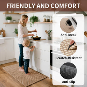 YDKGL soft chenille texture provides cozy, cushioned footing
