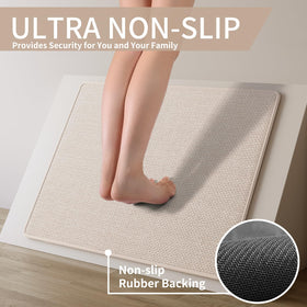 YDKGL washable and durable rug for quick cleanup after meals.