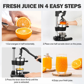 YDXHXH conical press head handles fruits of all sizes