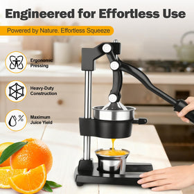 YDXHXH cast iron juicer base provides stable non-slip support