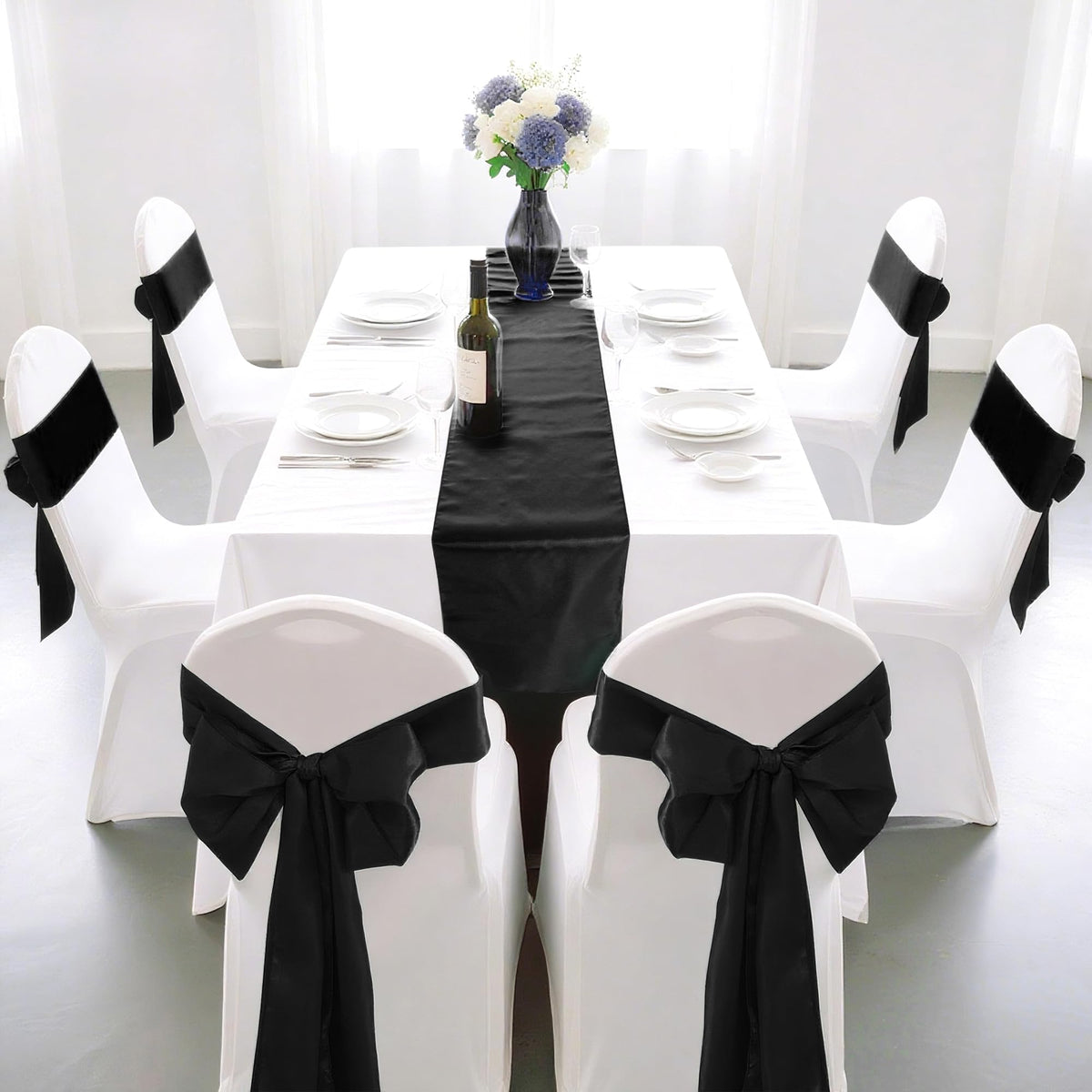 yeabwps satin table runner easy care: hand wash or cold wash