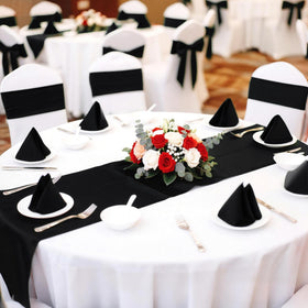 yeabwps satin table runner reusable for many events