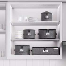 YearningHome transparent label window speeds content identification for packing.
