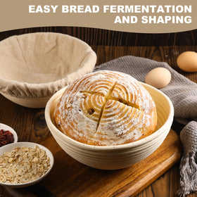 Yeatruojeet 2-pack basket suits home bakers exploring sourdough and yeasted loaves
