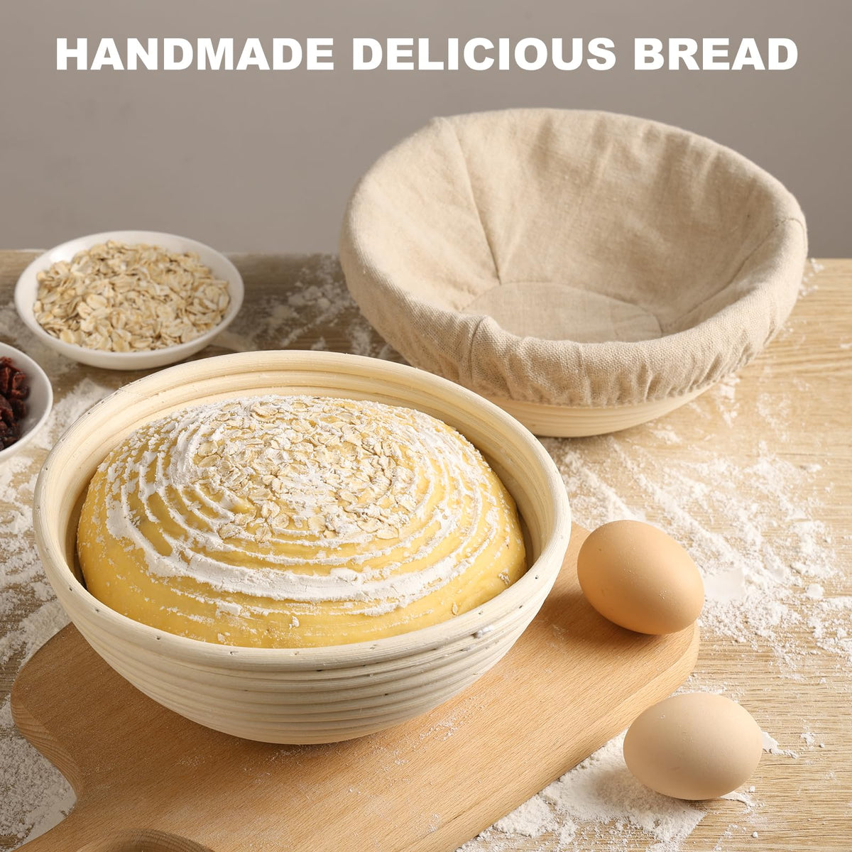 Yeatruojeet versatile bread basket for home kitchen and professional bakery drafts