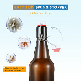 YEBODA amber bottle packaging emphasizing safe shipping protection.