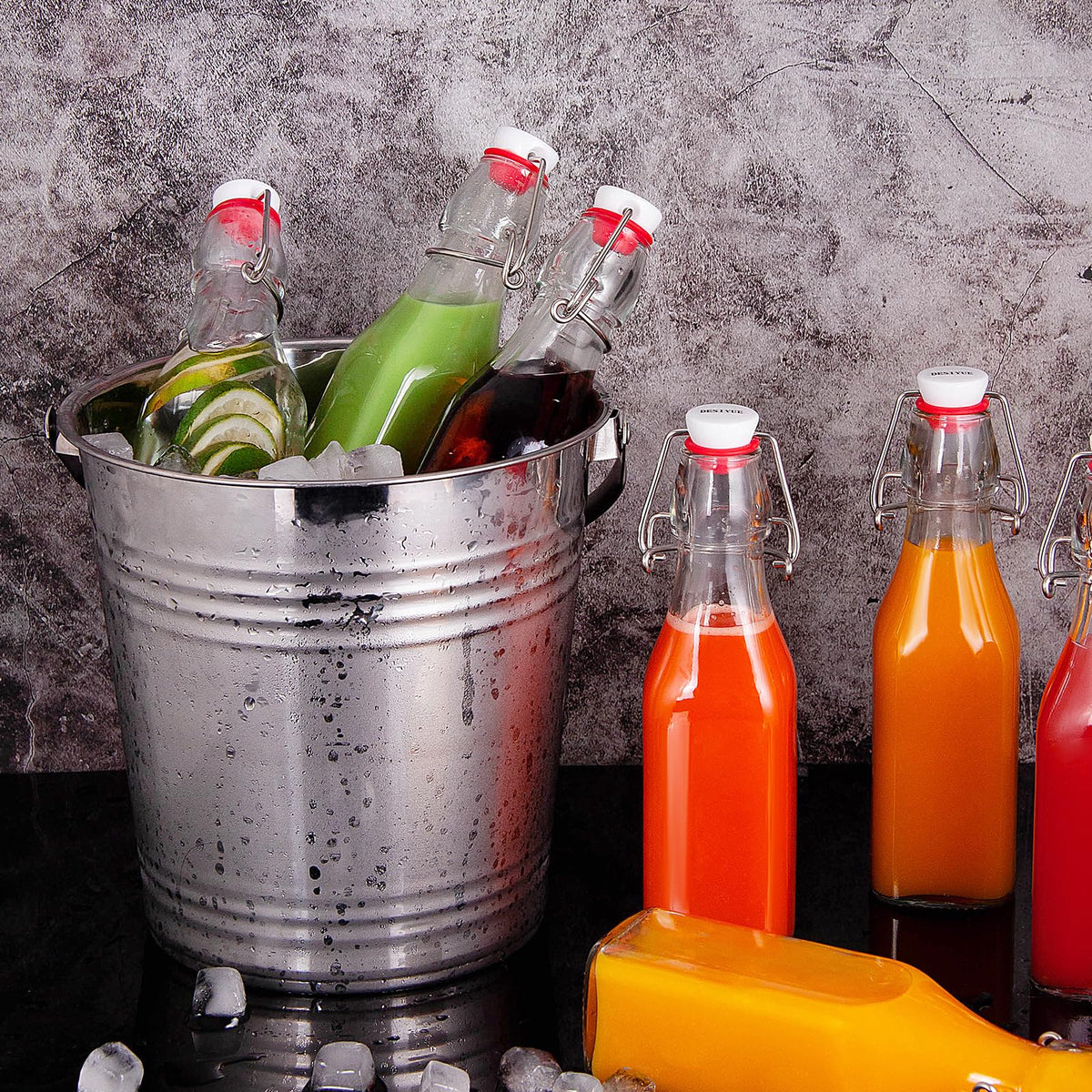 YEBODA beverage storage bottle keeps drinks sealed and ready