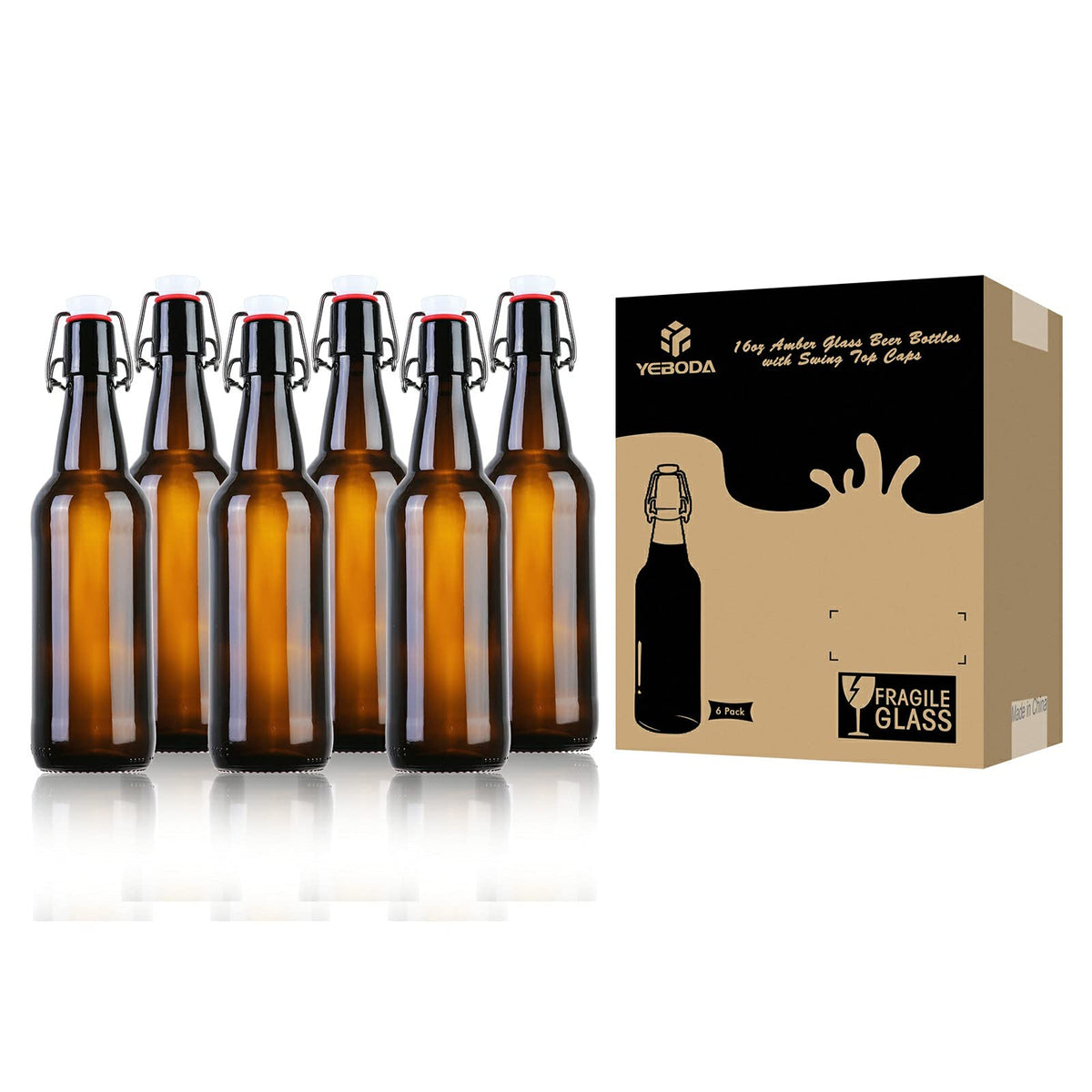 YEBODA case of 6 bottles highlighting value and ready use.