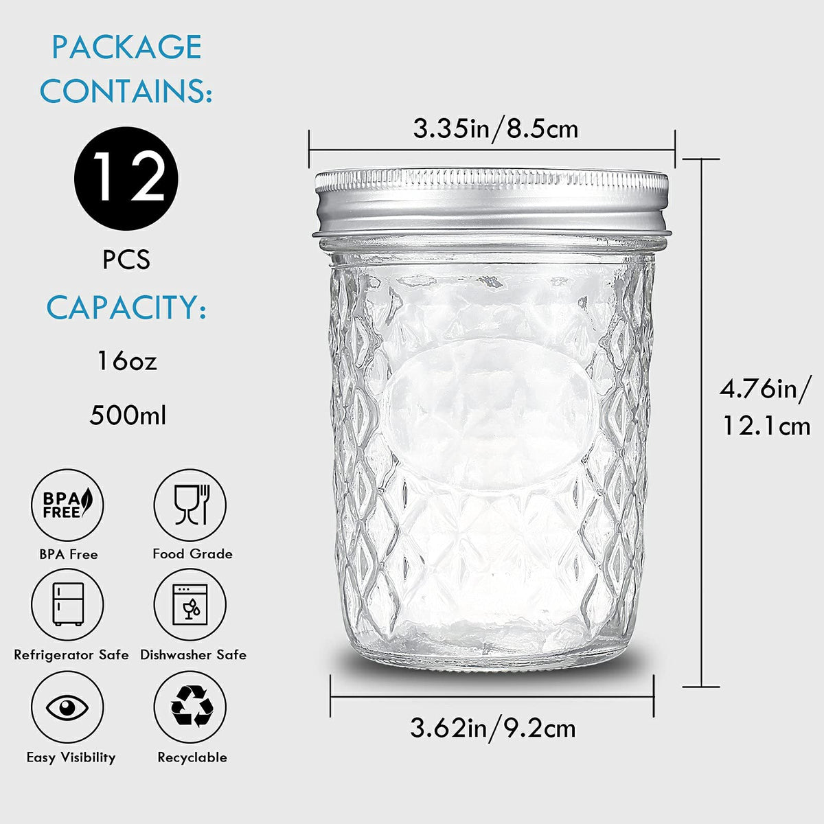 YEBODA clear glass jar highlights fresh ingredients and simple monitoring.
