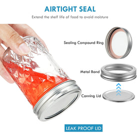 YEBODA glass jar for canning highlights reliable, BPA-free materials and safe storage.