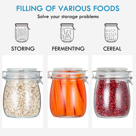 YEBODA kitchen organization in action for cereals, coffee, and sugar.