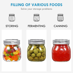 YEBODA kitchen preservation jar ideal for jams, honey, and spices