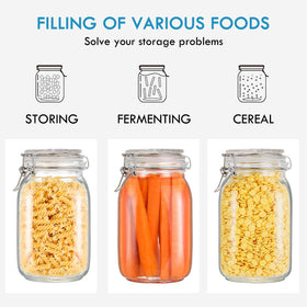 YEBODA vinyl labels and chalk help personalize and organize your pantry.