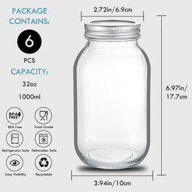 YEBODA wide-mouth design makes filling and cleaning quick and simple.