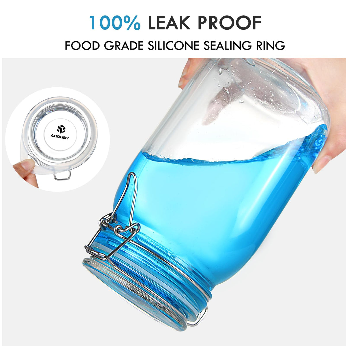 YEBODA wide opening makes filling and cleaning simple and fast.