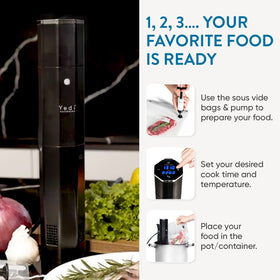 Yedi Infinity operates quietly for uninterrupted, serene cooking sessions.