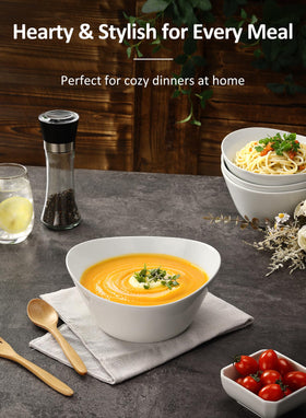 Yedio porcelain bowls for desserts and snacks with stylish presentation.
