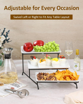 Yedio dessert tray on table for easy guest access during serving