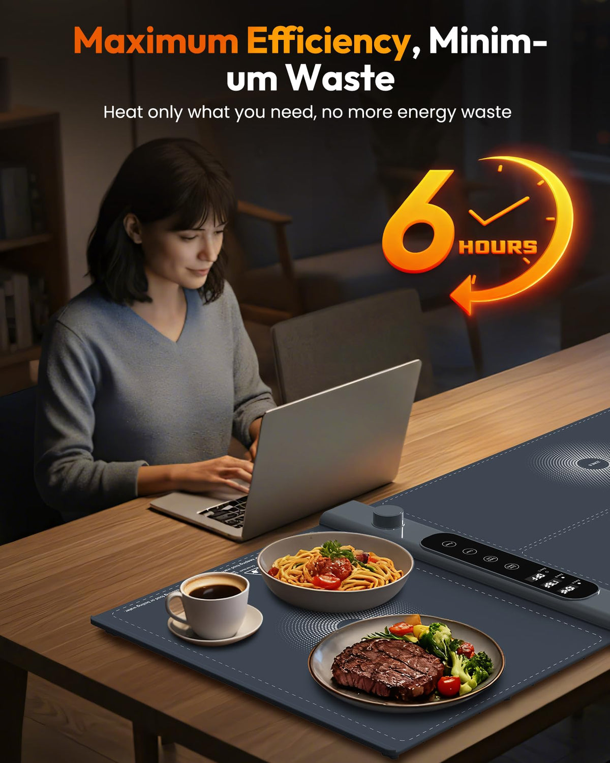 Yeeke warming mat silicone safety features ensure safe, BPA-free use